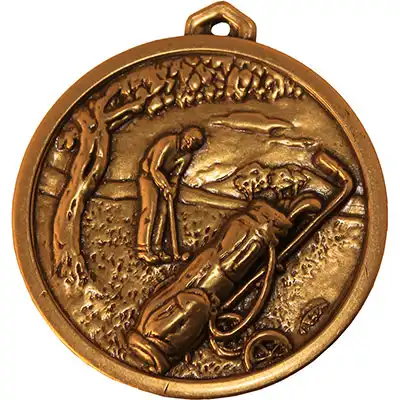 putter golf medals